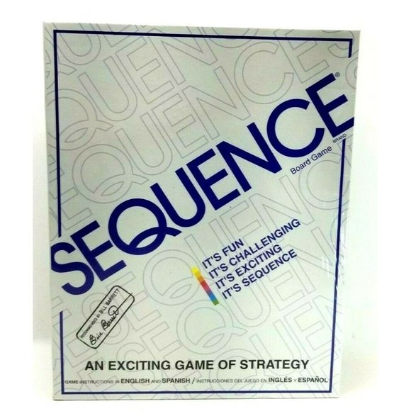 SEQUENCE - Strategy Family Board Game Exciting Game of Strategy NEW (J5)